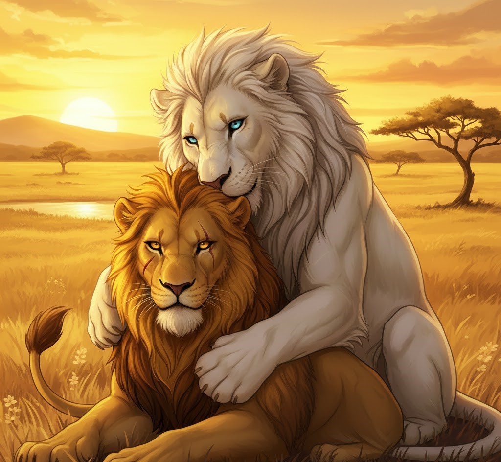 Tôi là con sư tử đực đánh đấm giỏi nhất đàn.